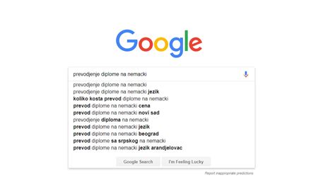 prevodilac sa srpskog na engleski|Google Prevodilac